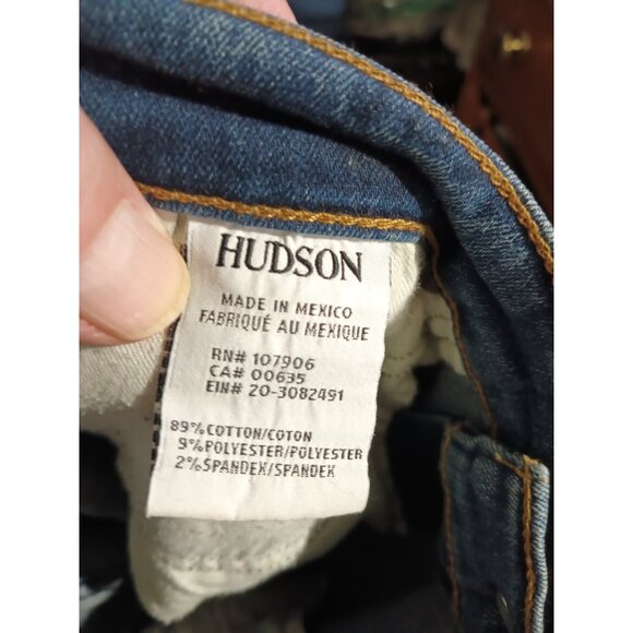 Hudson Krista Super Skinny Ankle Jeans Women's 29 Mid Rise Stretch Denim 30x29 - Picture 9 of 9